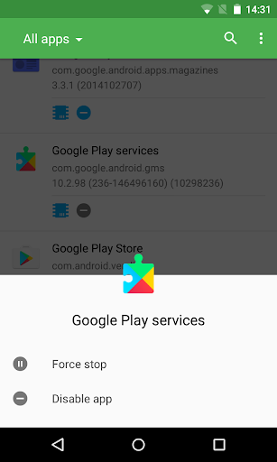 Disable Apps [without ROOT] - Image screenshot of android app