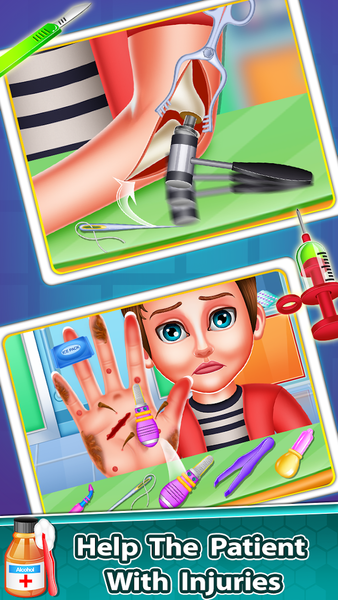 Nail Hand Leg Surgery Game - عکس بازی موبایلی اندروید