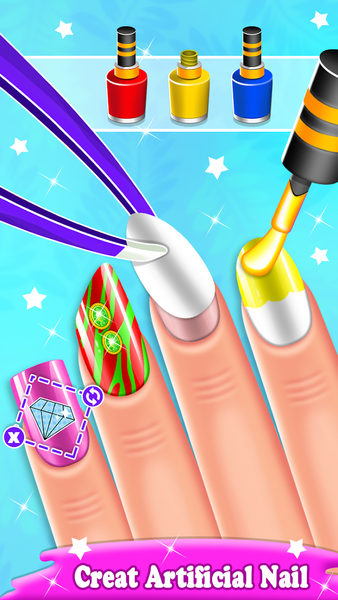 Nail polish game - Nail salon - عکس بازی موبایلی اندروید