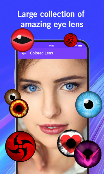 Eye Color Changer Photo Editor - عکس برنامه موبایلی اندروید
