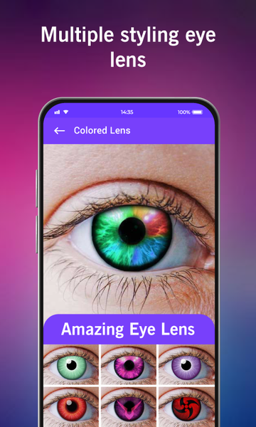 Eye Color Changer Photo Editor - عکس برنامه موبایلی اندروید