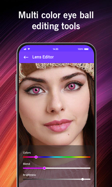 Eye Color Changer Photo Editor - عکس برنامه موبایلی اندروید