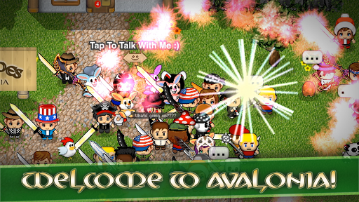 Avalonia Online MMORPG - Gameplay image of android game