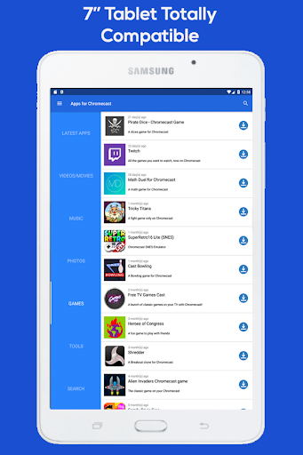 Chromecast & Android TV Apps - Image screenshot of android app
