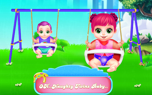 Newborn Baby Twins:Baby sitter & Baby daycare game - عکس برنامه موبایلی اندروید