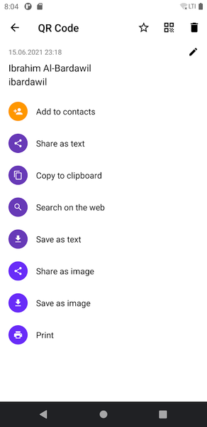Scan QR & Barcode - عکس برنامه موبایلی اندروید