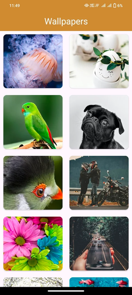 Wallpapers: Simple and easy - Image screenshot of android app