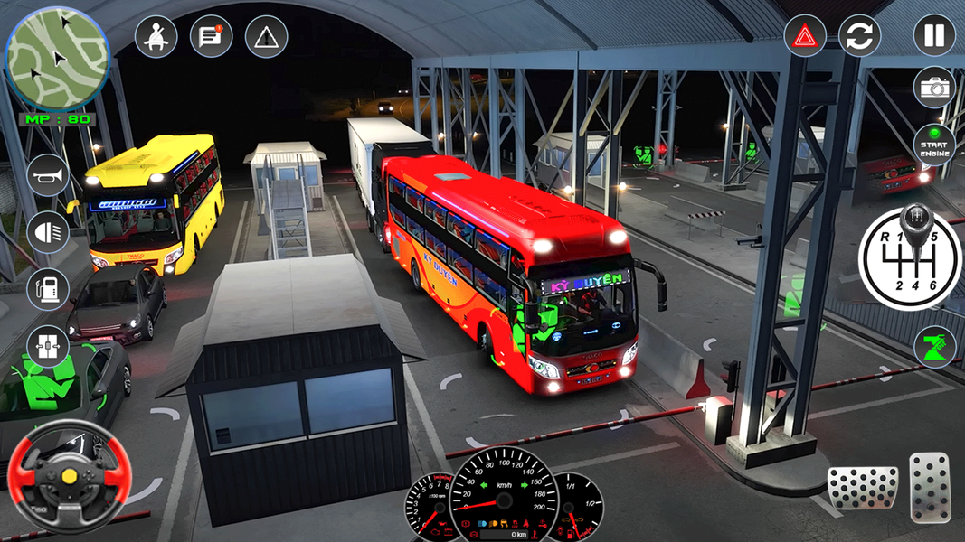 Bus Driving Games Simulator ۳d - عکس بازی موبایلی اندروید