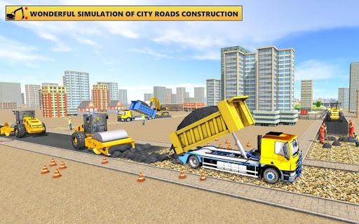Grand City Road Construction - Gameplay image of android game