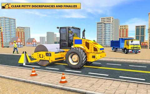 Grand City Road Construction Sim 2018 - عکس بازی موبایلی اندروید