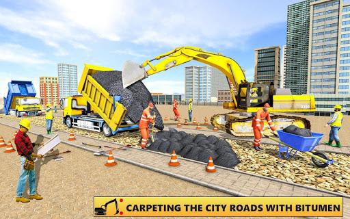 Grand City Road Construction - Gameplay image of android game