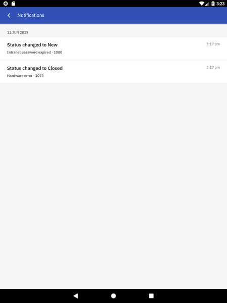 IBM Control Desk - Image screenshot of android app
