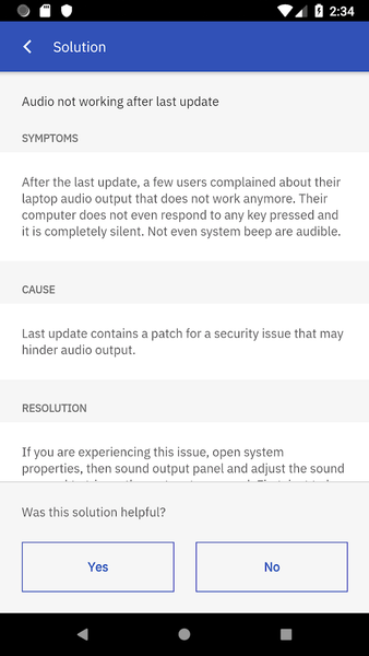 IBM Control Desk - Image screenshot of android app