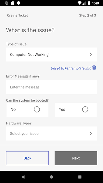 IBM Control Desk - Image screenshot of android app