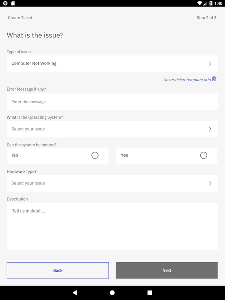 IBM Control Desk - Image screenshot of android app