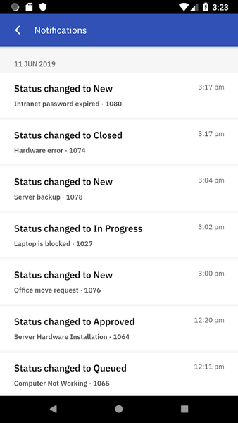 IBM Control Desk - Image screenshot of android app