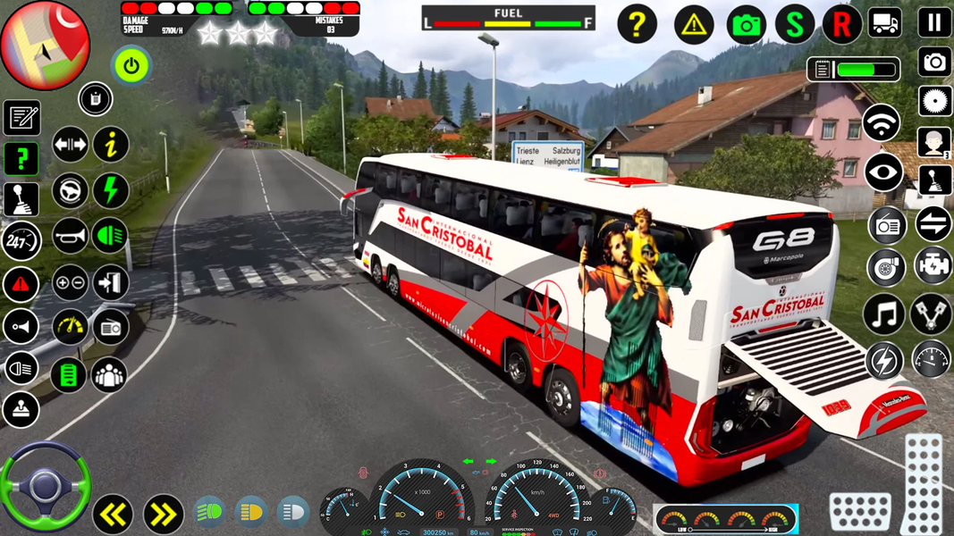 Bus Simulator : Bus Driving 3D - Gameplay image of android game