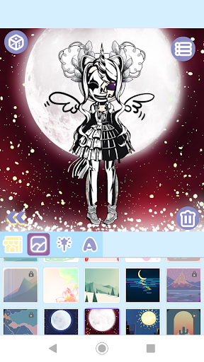 Black & White Magical Girl Dress Up: Monster Style - عکس برنامه موبایلی اندروید