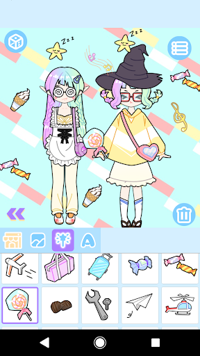 Pastel Avatar Factory: Make Your Own Pastel Avatar - عکس برنامه موبایلی اندروید