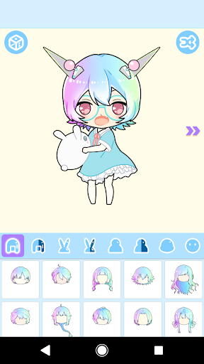 Pastel Avatar Maker: Maker Your Own Pastel Avatar - Gameplay image of android game