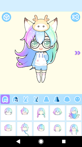 Pastel Avatar Maker: Maker Your Own Pastel Avatar - Gameplay image of android game