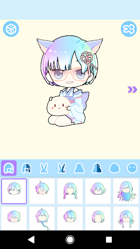 Pastel Avatar Maker: Maker Your Own Pastel Avatar - Gameplay image of android game