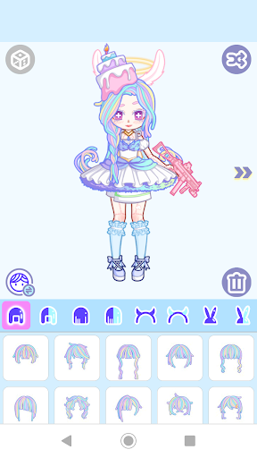 Pastel Monster Doll Dress up: Magical Pastel Doll - Image screenshot of android app