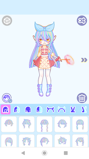 Pastel Monster Doll Dress up: Magical Pastel Doll - Image screenshot of android app