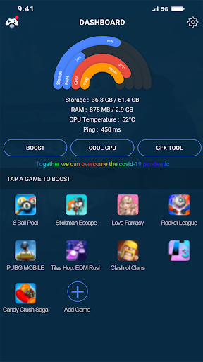 GFX Game Booster Pro - عکس برنامه موبایلی اندروید