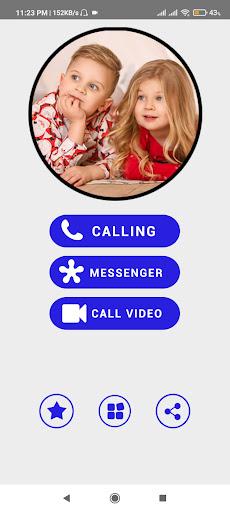 Diana and Roma Call Fake Video Call - Image screenshot of android app