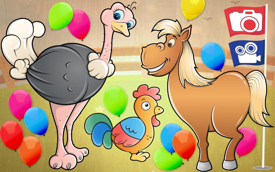 Puzzle for kids - Animal games - عکس بازی موبایلی اندروید