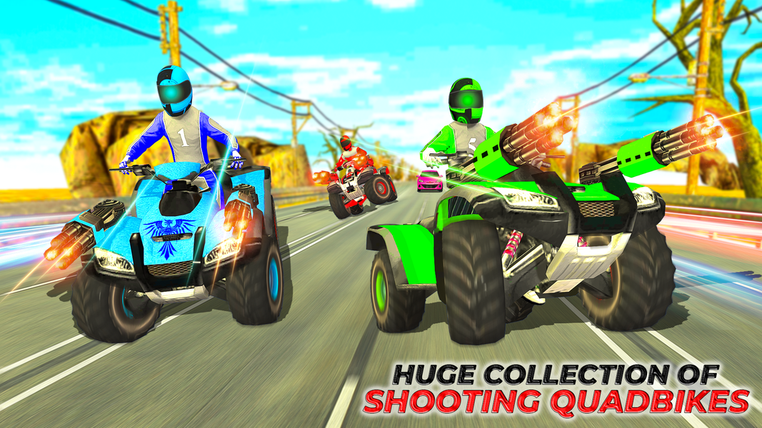 ATV Quad Bike Car Racing Games - Gameplay image of android game