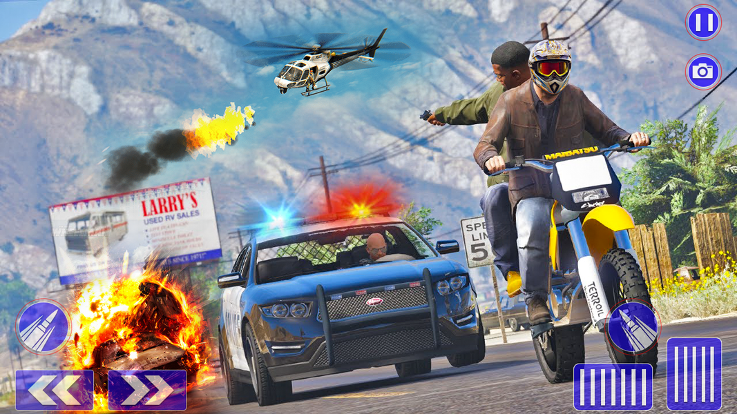 Police Chase Thief Car Games - عکس بازی موبایلی اندروید