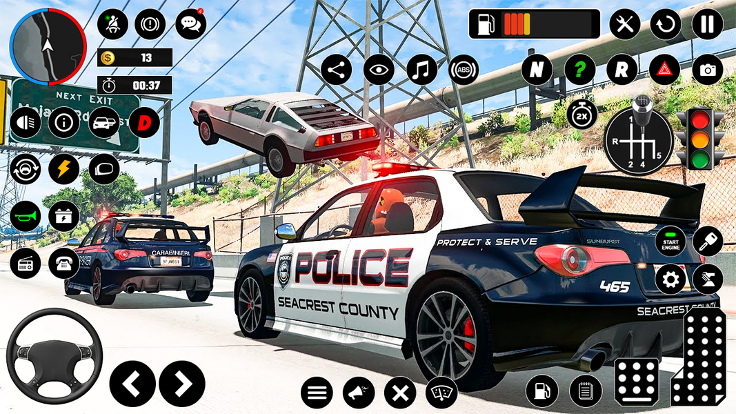 Police Chase Thief Car Games - عکس بازی موبایلی اندروید
