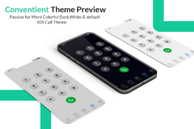 iOS PhoneDialer - iCallScreen - عکس برنامه موبایلی اندروید