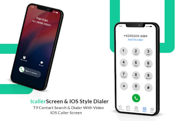 iOS PhoneDialer - iCallScreen - عکس برنامه موبایلی اندروید