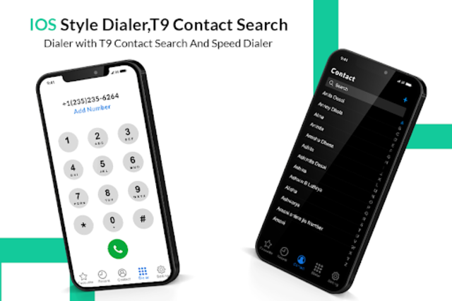 iOS PhoneDialer - iCallScreen - عکس برنامه موبایلی اندروید