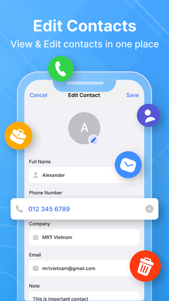 Trust Call -Dialer style OS 18 - Image screenshot of android app