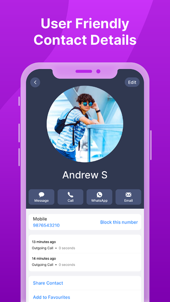 iCaller - Contacts Phone Call - عکس برنامه موبایلی اندروید