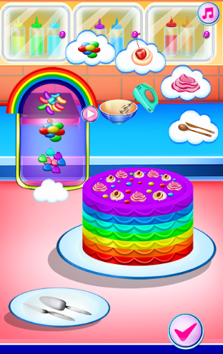 Unicorn Food Cooking Rainbow C - عکس برنامه موبایلی اندروید