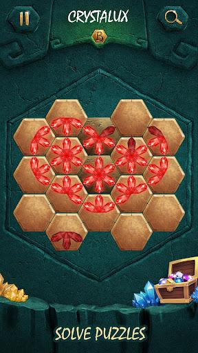 Crystalux: Zen Match Puzzle - Gameplay image of android game