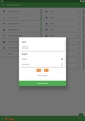 File Converter - عکس برنامه موبایلی اندروید