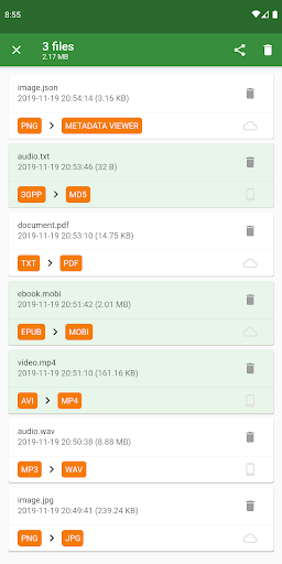 File Converter - عکس برنامه موبایلی اندروید
