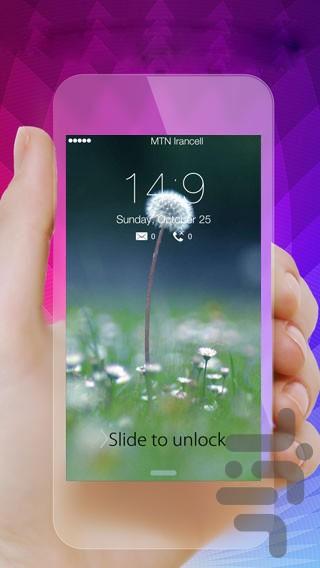 قفل صفحه HD آیفون - عکس برنامه موبایلی اندروید