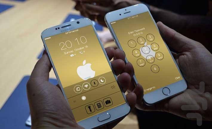 قفل صفحه HD آیفون - عکس برنامه موبایلی اندروید