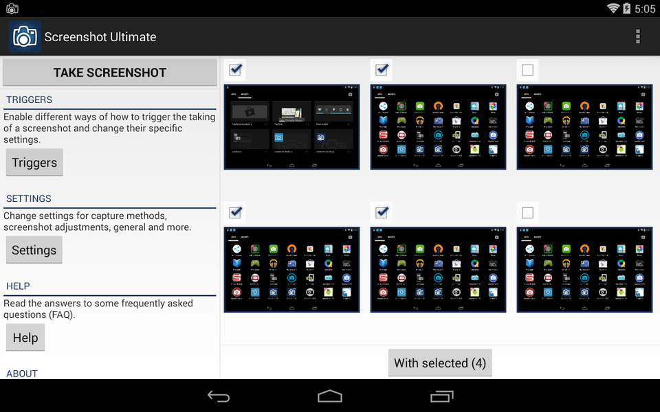 Screenshot Ultimate - عکس برنامه موبایلی اندروید