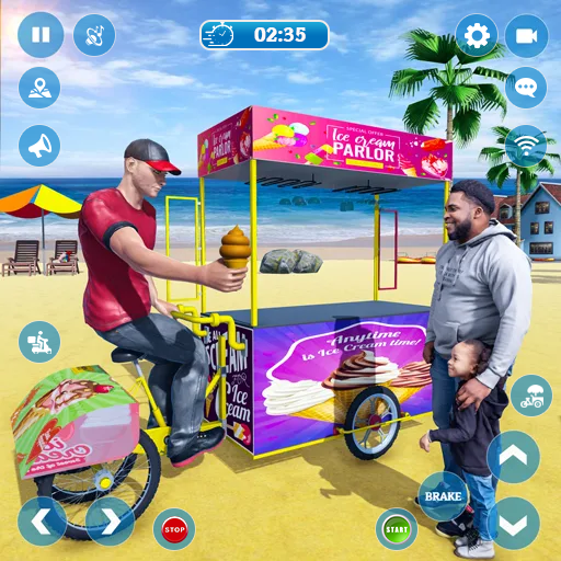 Ice Cream Man Game - Gameplay image of android game