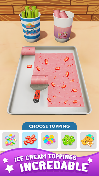 Ice Cream Roll: Dessert Games - Gameplay image of android game