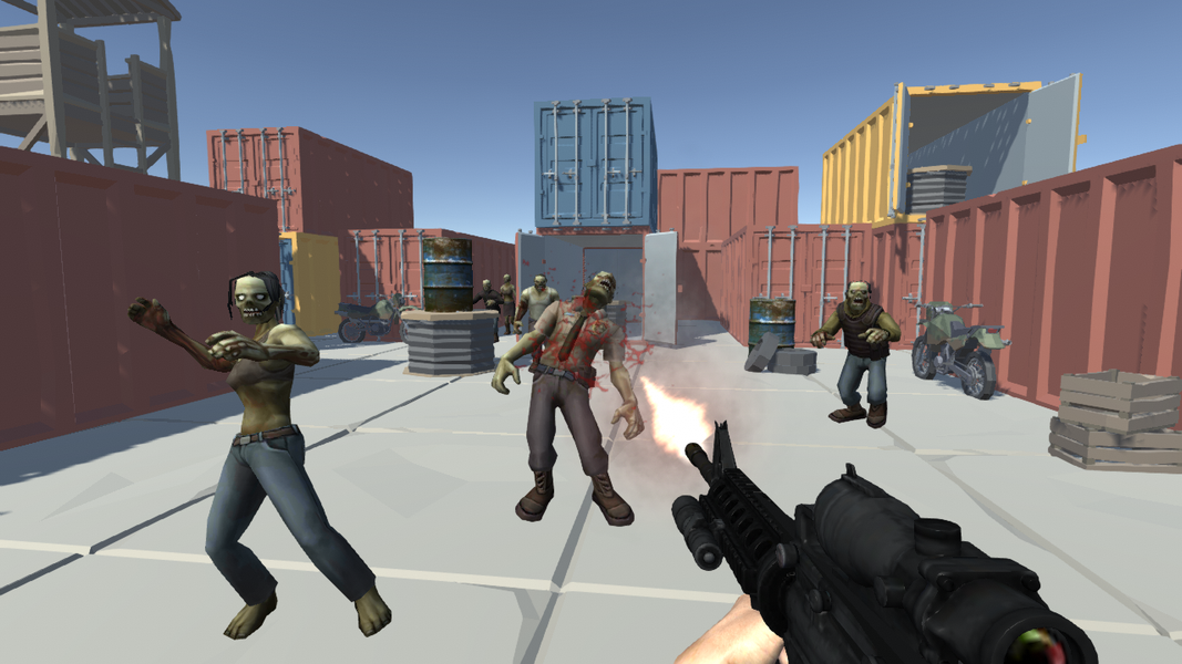 Zombie Shooting ۳D Offline fps - عکس بازی موبایلی اندروید