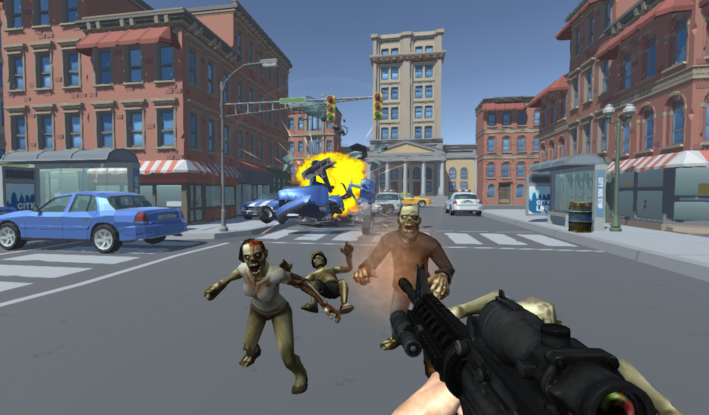 Zombie Shooting ۳D Offline fps - عکس بازی موبایلی اندروید